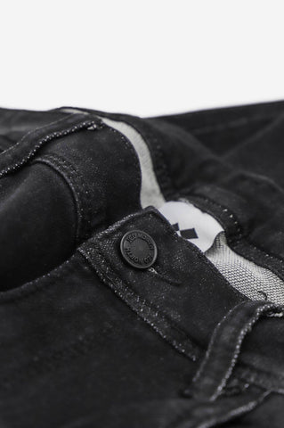 Men's Premium Knee Ripped Skinny Jeans - Black Men Bottoms Jed North 