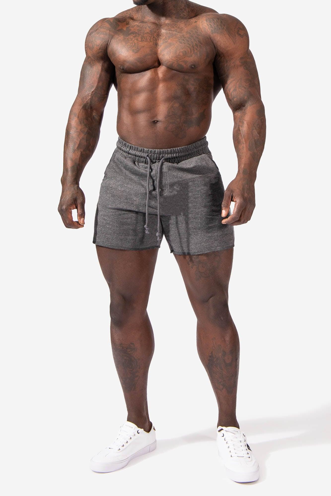 Men's Versatile Workout Sweat Shorts - Dark Gray Men Shorts Jed North 
