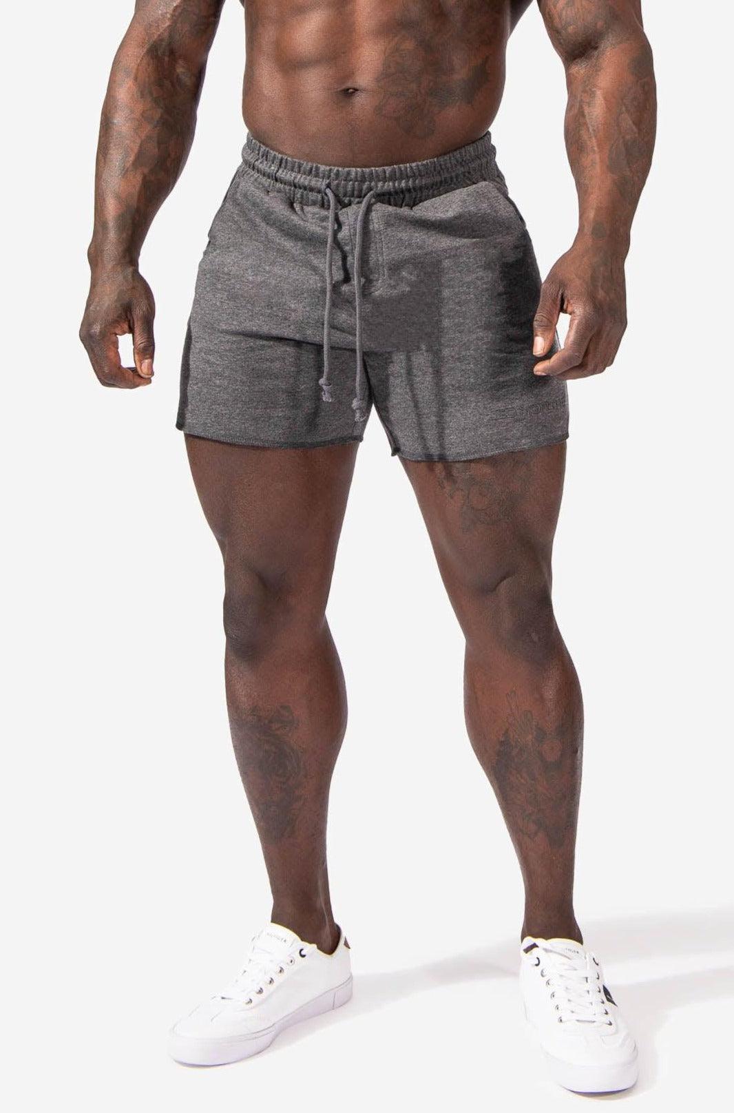 Men's Versatile Workout Sweat Shorts - Dark Gray Men Shorts Jed North 