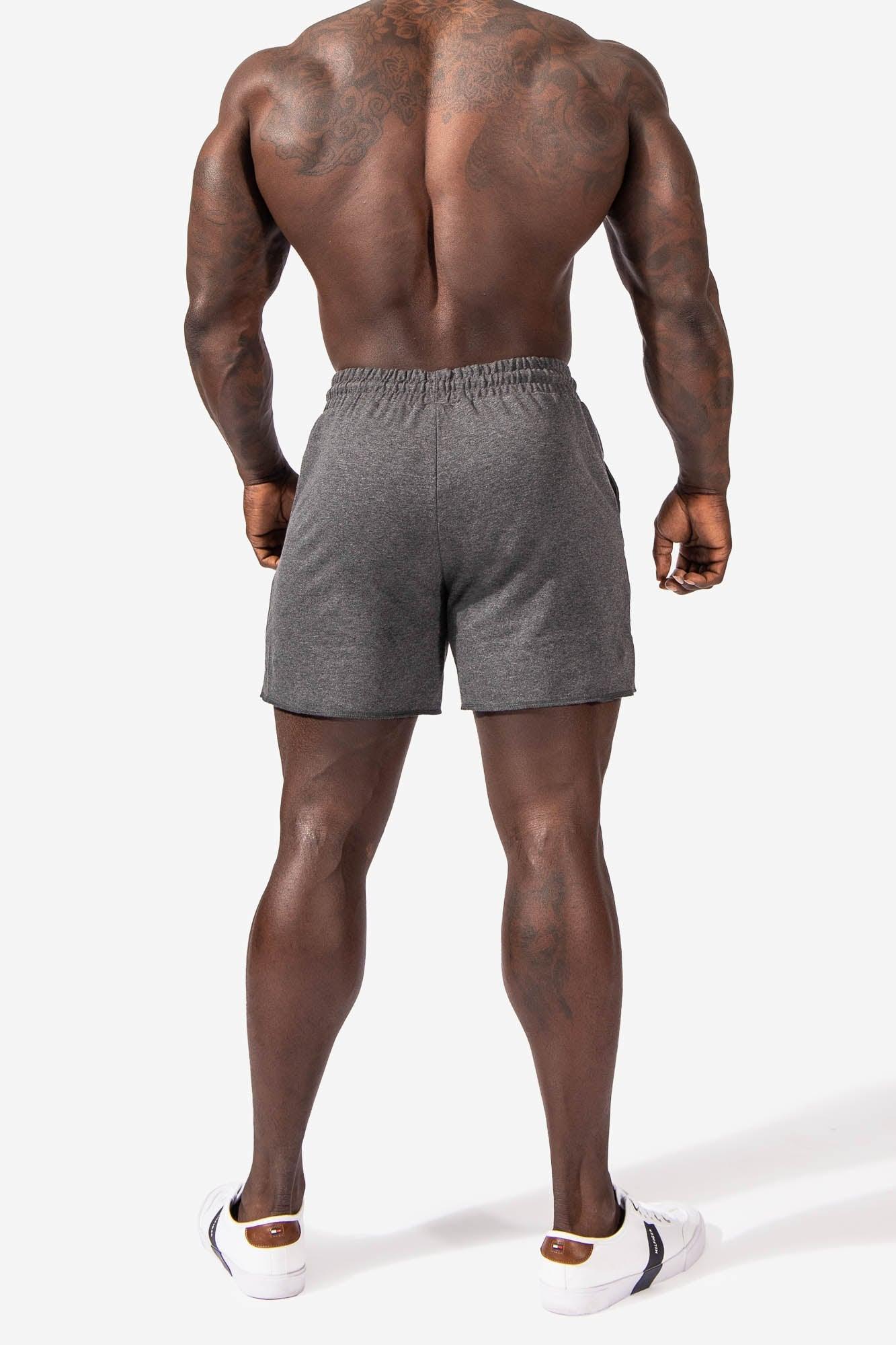 Men's Versatile Workout Sweat Shorts - Dark Gray Men Shorts Jed North 