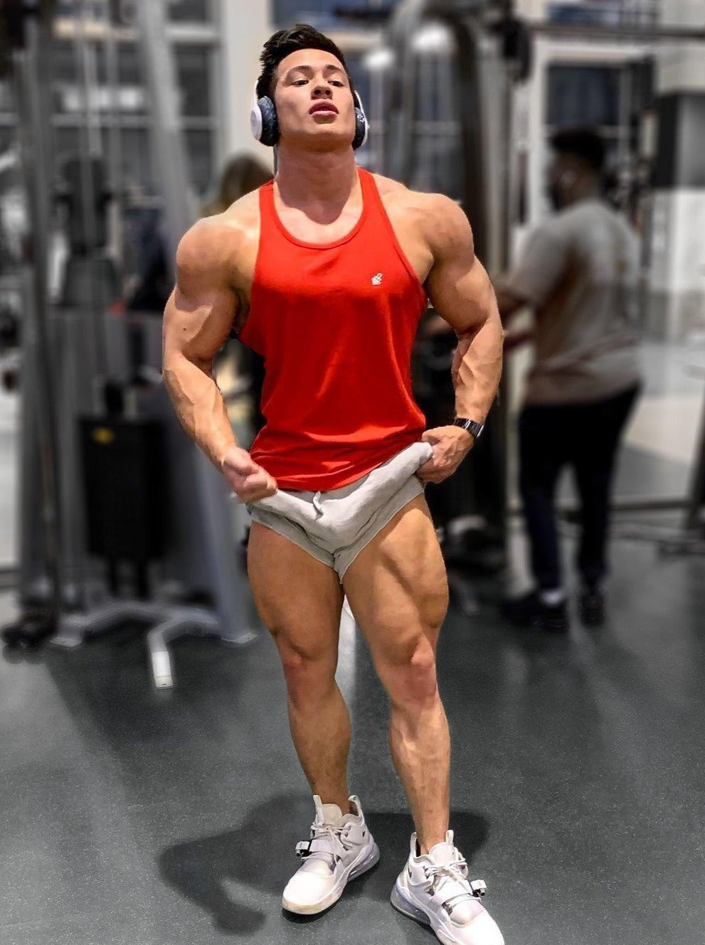 Test Fit Stringer Fast-Dry Bodybuilding Workout Stringer - Red – Jed North