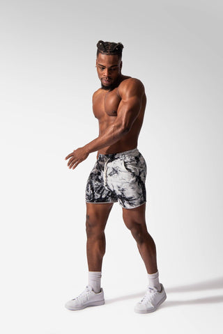 Motion Sweat Shorts for Men - Black Tie Dye JN-SHO Jed North 
