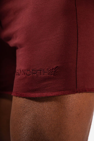 Motion Sweat Shorts for Men - Maroon JN-SHO Jed North 