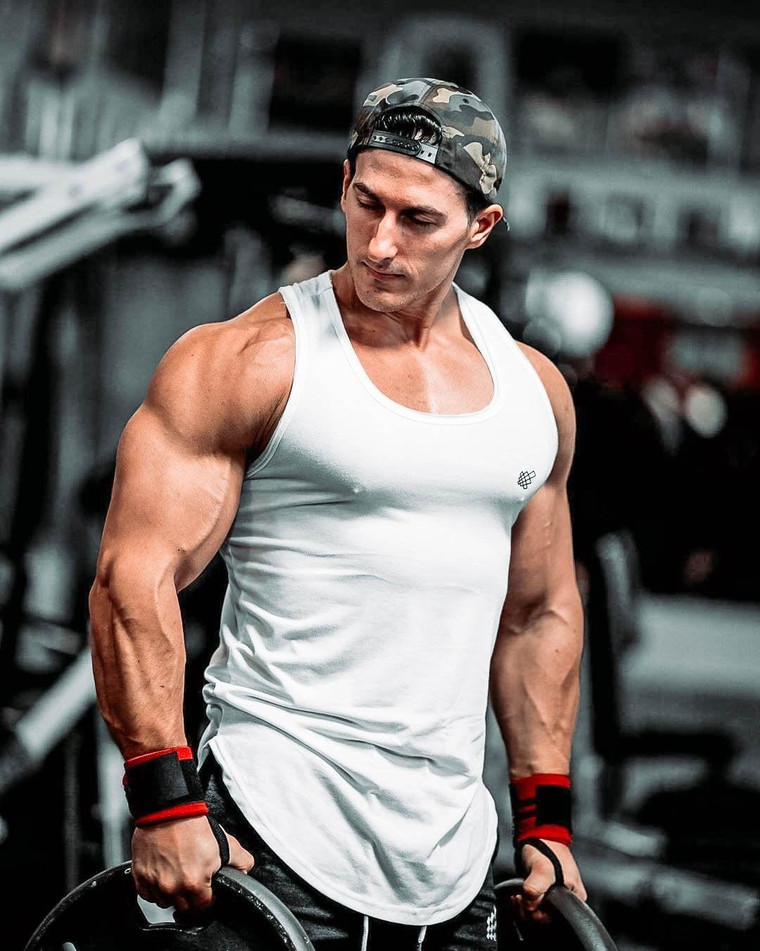 Vital Muscle Tee - White Tank Tops Jed North 