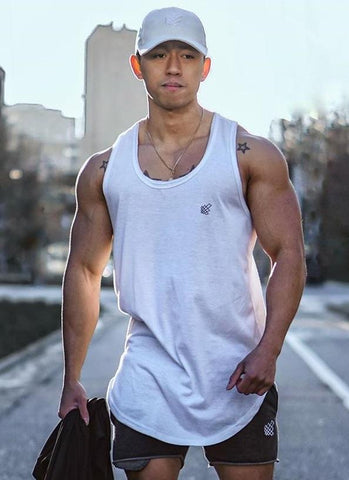 Vital Muscle Tee - White Tank Tops Jed North 